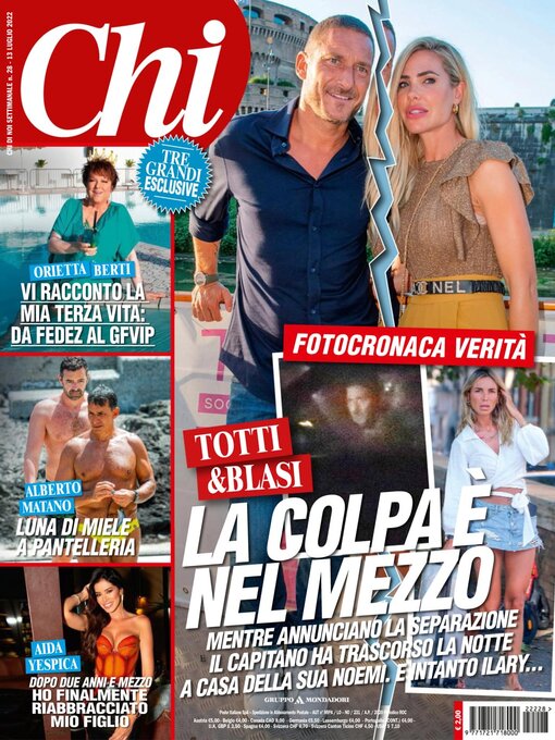 Title details for Chi by Mondadori Media S.p.A., S.L.L. - Available